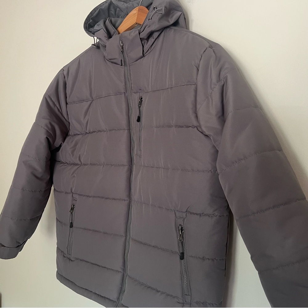 Outdoor Life Gray Winter Puffer Jacket Men’s Size Medium